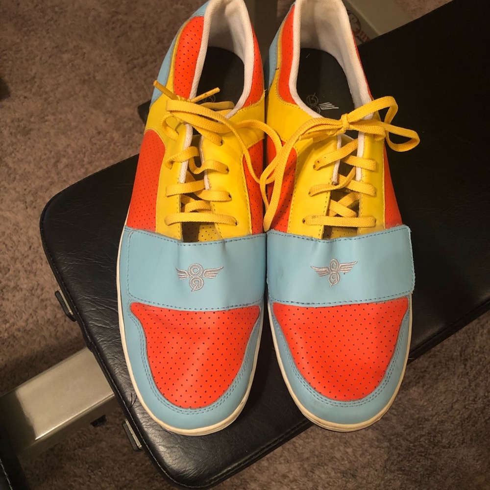 Creative sneakers worn in good condition
